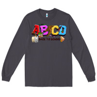 Smoke abcd back to school Long Sleeve Tee - NancyCooperArtShop