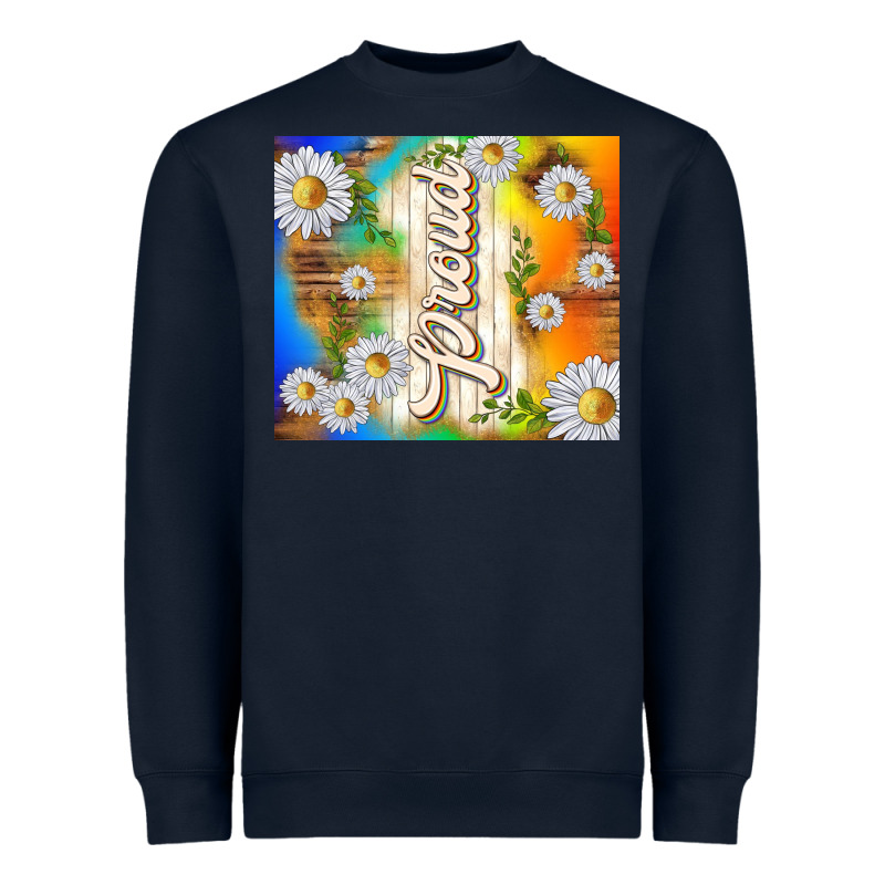 Proud With Daisies Heavyweight Sweatshirt by TumblerDesignByShophia | Teevron