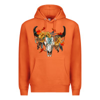 Carrot Fall Bull Skull Premium Hoodie - RanaPortraitStore