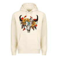 Tofu Fall Bull Skull Premium Hoodie - RanaPortraitStore