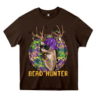 Chocolate Brown bead hunter Heavy Core Tee - MaliasSmallBusiness