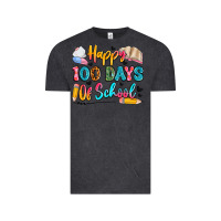 Vintage Black happy 100 days of school Vintage Tee - Artiststas