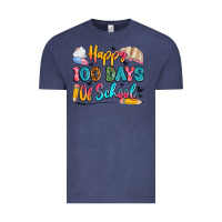 Vintage Denim happy 100 days of school Vintage Tee - Artiststas