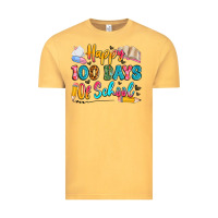 Vintage Mustard happy 100 days of school Vintage Tee - Artiststas