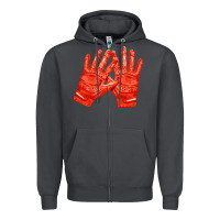 Smoke receiver gloves fa element 1 Zipper Hoodie - FaDigitalArtStudio