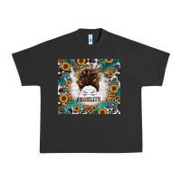 Pigment Black mom life messy bun western Urban Heavy Tee - Jasminsmagicworld