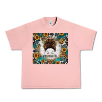 Salmon mom life messy bun western Urban Heavy Tee - Jasminsmagicworld