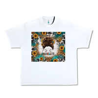 White mom life messy bun western Urban Heavy Tee - Jasminsmagicworld