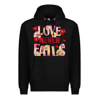 Black Love never fails Premium Hoodie - FaDigitalArtStudio