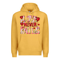 Mustard Love never fails Premium Hoodie - FaDigitalArtStudio