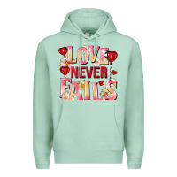 Seafoam Love never fails Premium Hoodie - FaDigitalArtStudio