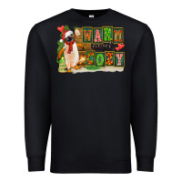 Black Warm And Cozy Penguin Premium Sweatshirt - FaDigitalArtStudio