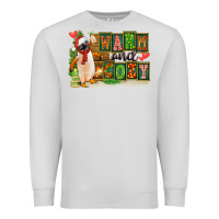 Dove Grey Warm And Cozy Penguin Premium Sweatshirt - FaDigitalArtStudio