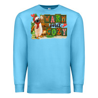 Ocean Blue Warm And Cozy Penguin Premium Sweatshirt - FaDigitalArtStudio