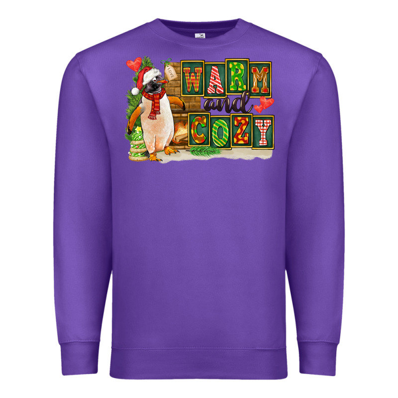 Warm And Cozy Penguin Premium Sweatshirt by FaDigitalArtStudio | Teevron