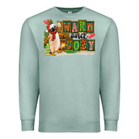Seafoam Warm And Cozy Penguin Premium Sweatshirt - FaDigitalArtStudio