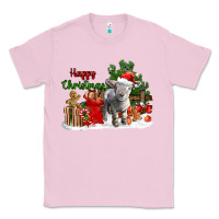 Bubblegum Pink happy christmas southdown baby sheep Classic Tee - LillyAllenDesigns