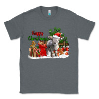 Charcoal Heather happy christmas southdown baby sheep Classic Tee - LillyAllenDesigns