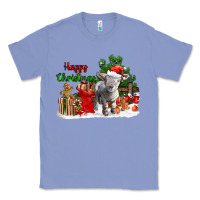 Colony Blue happy christmas southdown baby sheep Classic Tee - LillyAllenDesigns