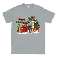 Heather Grey happy christmas southdown baby sheep Classic Tee - LillyAllenDesigns