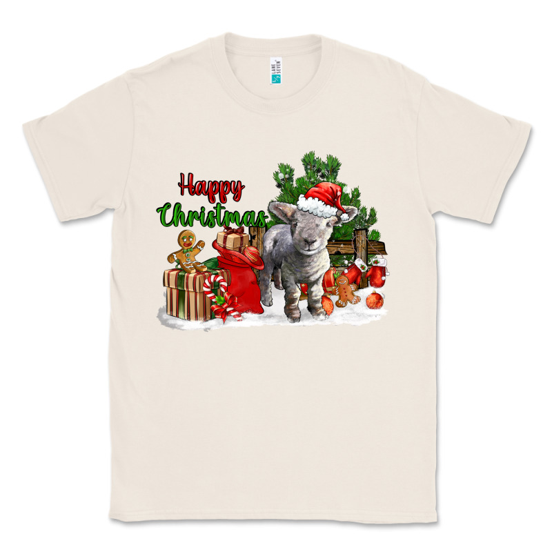 Happy Christmas Southdown Baby Sheep Classic Tee by LillyAllenDesigns | Teevron