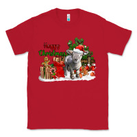 Red happy christmas southdown baby sheep Classic Tee - LillyAllenDesigns