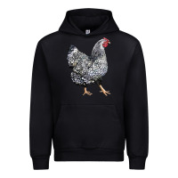 Black wyandotte chicken Urban Hoodie - LillyAllenDesigns