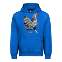 Cobalt wyandotte chicken Urban Hoodie - LillyAllenDesigns