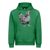 Emerald wyandotte chicken Urban Hoodie - LillyAllenDesigns