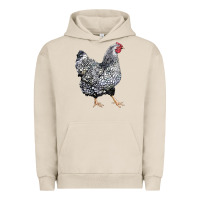 Pigment French Oak wyandotte chicken Urban Hoodie - LillyAllenDesigns