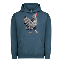 Pigment Midnight Navy wyandotte chicken Urban Hoodie - LillyAllenDesigns