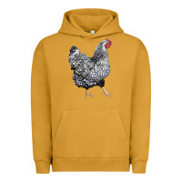 Pigment Peanut Butter wyandotte chicken Urban Hoodie - LillyAllenDesigns