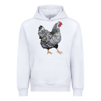 White wyandotte chicken Urban Hoodie - LillyAllenDesigns