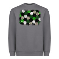 Storm Soccer leopard glitter background Heavyweight Sweatshirt - HowdyJamesFarm