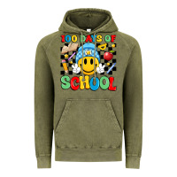 Vintage Olive 100 days of school Vintage Hoodie - Artiststas