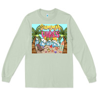 Matcha summer vibes Long Sleeve Tee - NancyCooperArtShop