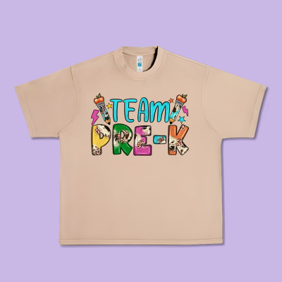 Team Pre K Urban Heavy Tee Designed By Jahusdesignshop