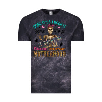 Cloud Black some days i rock it some days it rocks me either w Vintage Tee - Artiststas