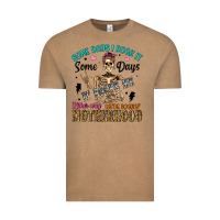 Vintage Coffee some days i rock it some days it rocks me either w Vintage Tee - Artiststas