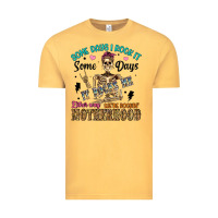 Vintage Mustard some days i rock it some days it rocks me either w Vintage Tee - Artiststas