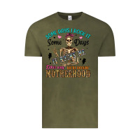 Vintage Olive some days i rock it some days it rocks me either w Vintage Tee - Artiststas