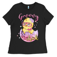 Groovy Chick Easter Ladies Tee | Teevron