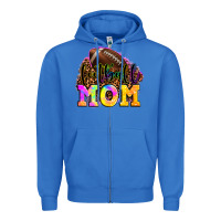 True Royal football mom Zipper Hoodie - OliviaCreatesArt
