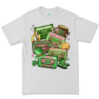 Dove Grey st patrick's day cassette tapes Premium Tee - MaliasSmallBusiness