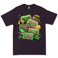 Plum st patrick's day cassette tapes Premium Tee - MaliasSmallBusiness