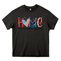 Asphalt home of the free because of the brave Heavy Core Tee - MaliasSmallBusiness