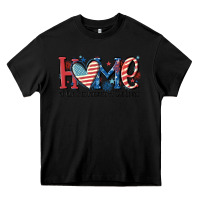 Black home of the free because of the brave Heavy Core Tee - MaliasSmallBusiness