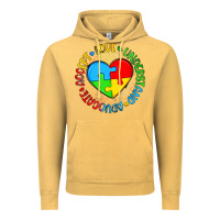 Vintage Mustard autism awareness puzzle heart love understand advo Vintage Hoodie - Artiststas
