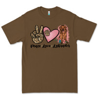 Cacao peace love labrador Premium Tee - JahusDesignShop