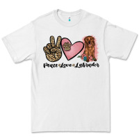 White peace love labrador Premium Tee - JahusDesignShop